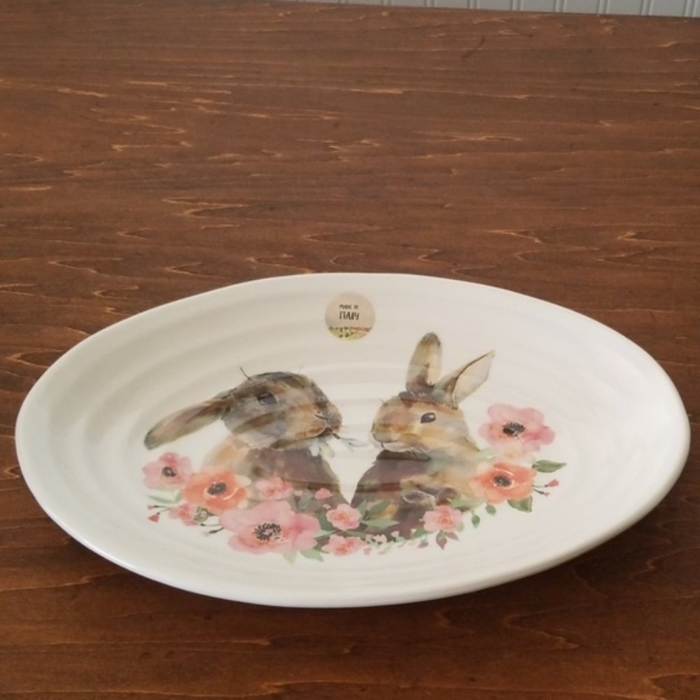 Ceramica Cuore Made in Italy Bunny Platter